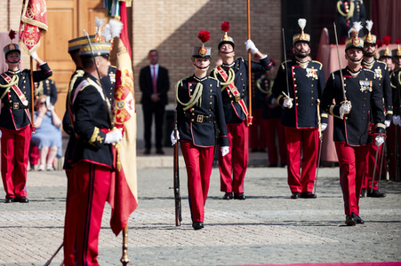 Vereidigung  von Prinzessin Leonor an der Militärakademie von Saragossa
