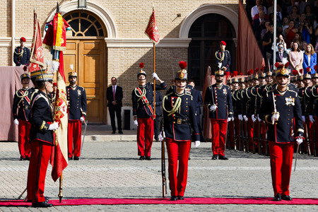 Vereidigung  von Prinzessin Leonor an der Militärakademie von Saragossa