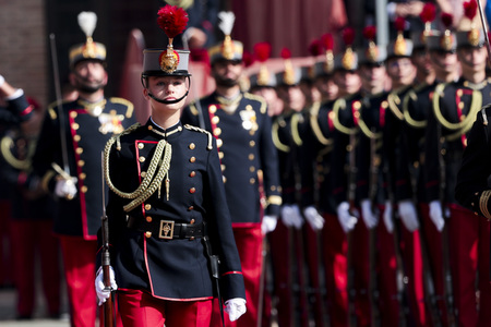 Vereidigung  von Prinzessin Leonor an der Militärakademie von Saragossa