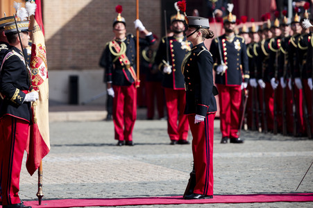 Vereidigung  von Prinzessin Leonor an der Militärakademie von Saragossa