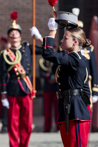 Vereidigung  von Prinzessin Leonor an der Militärakademie von Saragossa