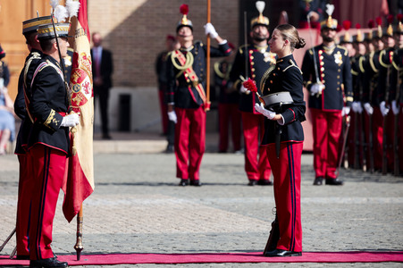 Vereidigung  von Prinzessin Leonor an der Militärakademie von Saragossa