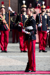 Vereidigung  von Prinzessin Leonor an der Militärakademie von Saragossa