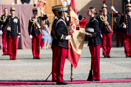 Vereidigung  von Prinzessin Leonor an der Militärakademie von Saragossa