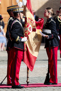 Vereidigung  von Prinzessin Leonor an der Militärakademie von Saragossa
