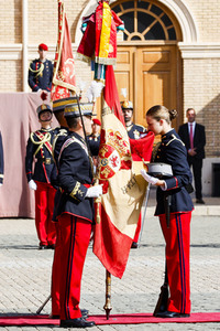 Vereidigung  von Prinzessin Leonor an der Militärakademie von Saragossa
