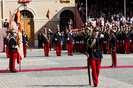 Vereidigung  von Prinzessin Leonor an der Militärakademie von Saragossa