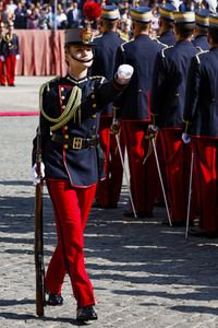 Vereidigung  von Prinzessin Leonor an der Militärakademie von Saragossa