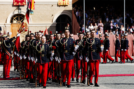 Vereidigung  von Prinzessin Leonor an der Militärakademie von Saragossa