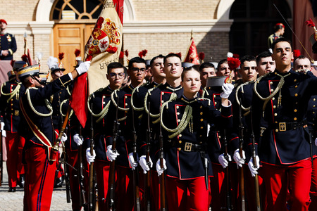 Vereidigung  von Prinzessin Leonor an der Militärakademie von Saragossa