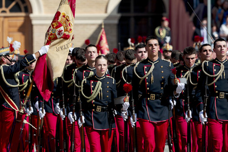 Vereidigung  von Prinzessin Leonor an der Militärakademie von Saragossa