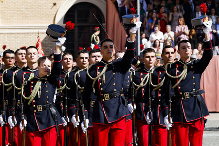 Vereidigung  von Prinzessin Leonor an der Militärakademie von Saragossa