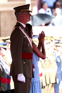 Vereidigung  von Prinzessin Leonor an der Militärakademie von Saragossa
