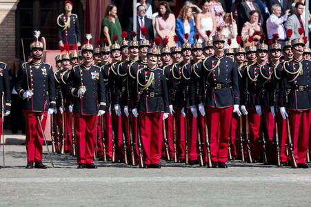 Vereidigung  von Prinzessin Leonor an der Militärakademie von Saragossa