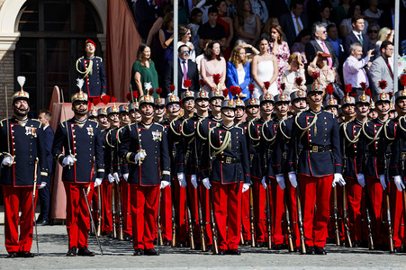 Vereidigung  von Prinzessin Leonor an der Militärakademie von Saragossa