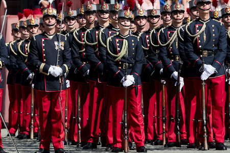 Vereidigung  von Prinzessin Leonor an der Militärakademie von Saragossa