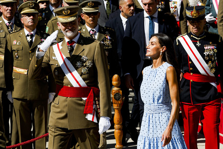 Vereidigung  von Prinzessin Leonor an der Militärakademie von Saragossa