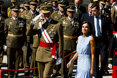 Vereidigung  von Prinzessin Leonor an der Militärakademie von Saragossa
