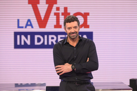 TV-Sending 'La vita in diretta' in Rom