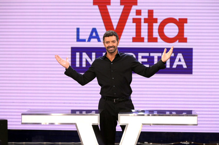 TV-Sending 'La vita in diretta' in Rom
