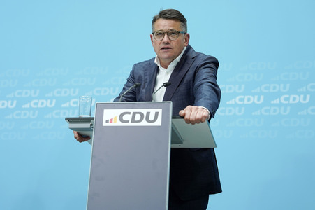 Pressekonferenz der CDU nach den Landtagswahlen in Hessen und Bayern in Berlin