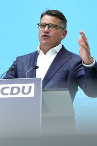 Pressekonferenz der CDU nach den Landtagswahlen in Hessen und Bayern in Berlin