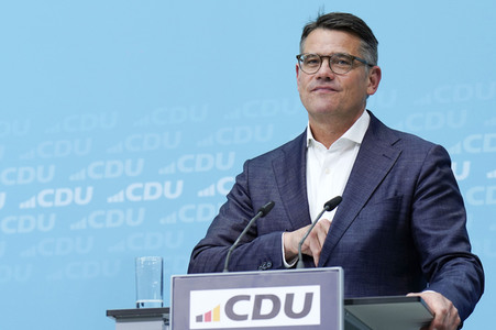Pressekonferenz der CDU nach den Landtagswahlen in Hessen und Bayern in Berlin