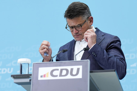 Pressekonferenz der CDU nach den Landtagswahlen in Hessen und Bayern in Berlin