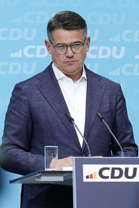 Pressekonferenz der CDU nach den Landtagswahlen in Hessen und Bayern in Berlin
