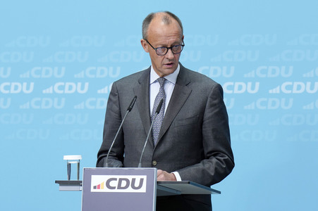 Pressekonferenz der CDU nach den Landtagswahlen in Hessen und Bayern in Berlin