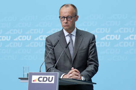 Pressekonferenz der CDU nach den Landtagswahlen in Hessen und Bayern in Berlin