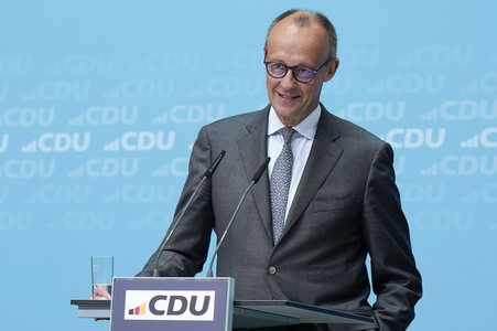 Pressekonferenz der CDU nach den Landtagswahlen in Hessen und Bayern in Berlin