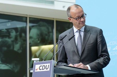 Pressekonferenz der CDU nach den Landtagswahlen in Hessen und Bayern in Berlin