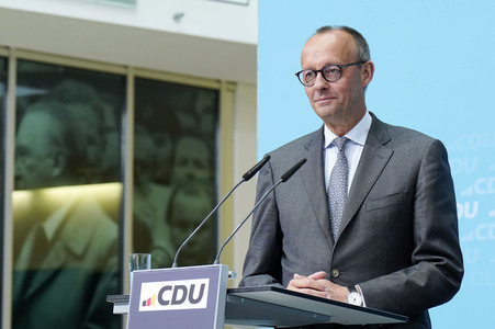 Pressekonferenz der CDU nach den Landtagswahlen in Hessen und Bayern in Berlin