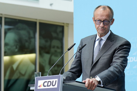 Pressekonferenz der CDU nach den Landtagswahlen in Hessen und Bayern in Berlin