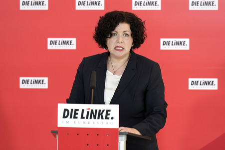Fraktionssitzung der Linken-Bundestagsfraktion in Berlin