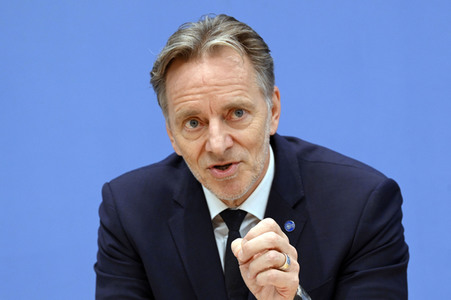 Bundespressekonferenz Bundeslagebild zur Organisierten Kriminalität 2022 in Berlin