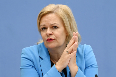 Bundespressekonferenz Bundeslagebild zur Organisierten Kriminalität 2022 in Berlin