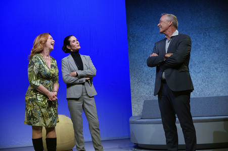 Theaterprobe 'Und wer nimmt den Hund?' in Berlin