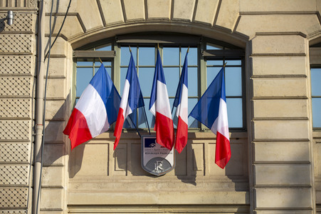 Symbolfoto Nationalflagge Frankreich