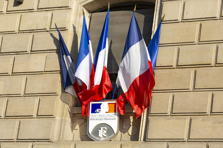 Symbolfoto Nationalflagge Frankreich