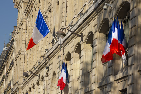 Symbolfoto Nationalflagge Frankreich