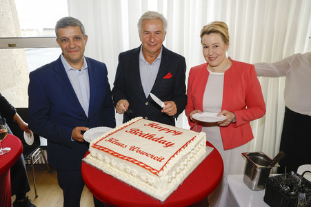 Empfang anlässlich des 70. Geburtstags von Klaus Wowereit in Berlin