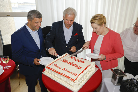 Empfang anlässlich des 70. Geburtstags von Klaus Wowereit in Berlin