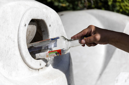 Symbolfoto Glas-Recycling