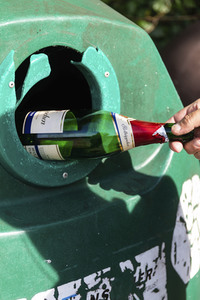 Symbolfoto Glas-Recycling