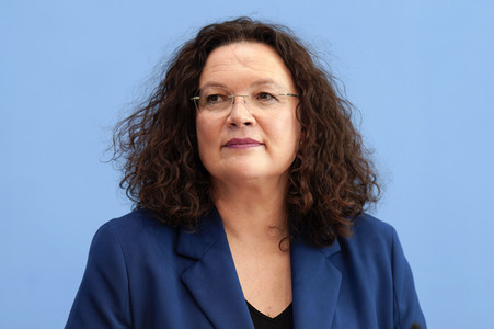 Bundespressekonferenz Turbo zur Arbeitsmarktintegration in Berlin
