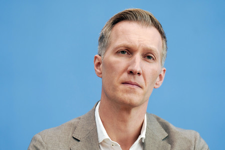 Bundespressekonferenz Turbo zur Arbeitsmarktintegration in Berlin