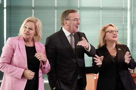Sitzung des Sicherheitskabinetts der Bundesregierung in Berlin