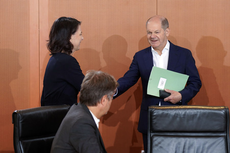 Sitzung des Sicherheitskabinetts der Bundesregierung in Berlin